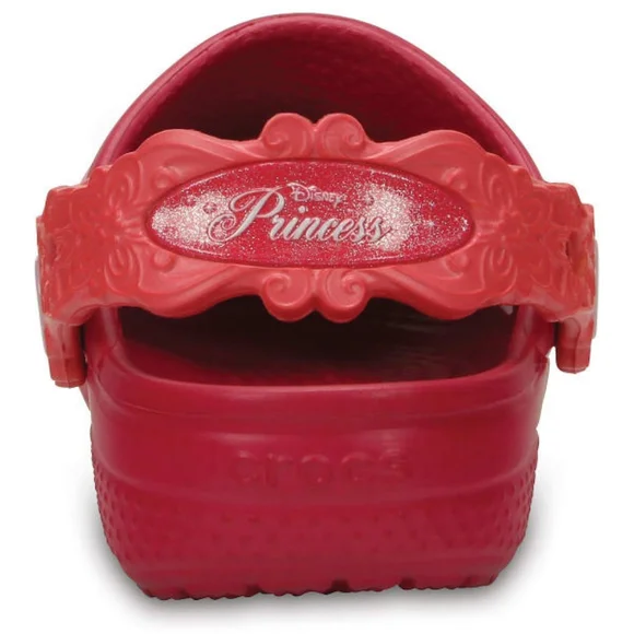 Crocs x Disney Princess Girls sz 4 - 5 Cinderella Rapunzel Pink Shoes Excellent - Picture 4 of 12